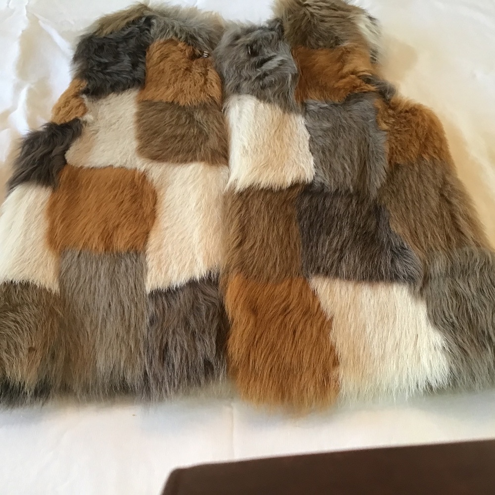 Vintage Gianfranco Ferre Patchwork Fur Vest